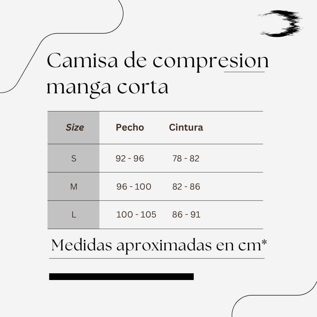 Guía de tallas - 0915 - Camisa de compresion Nova Dusk